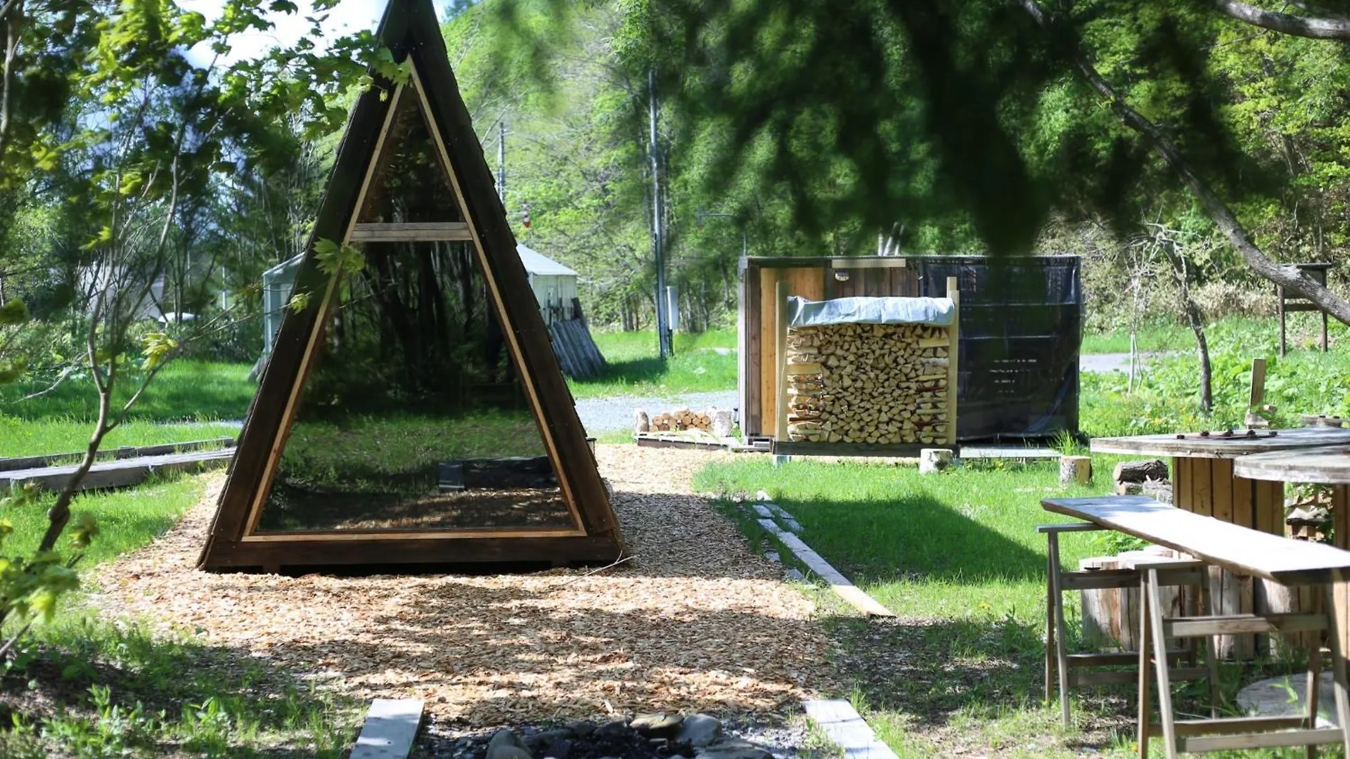 Hébergement de vacances A-Frame Cabin Iwor - Vacation Stay 36172V Shimokawa Japon